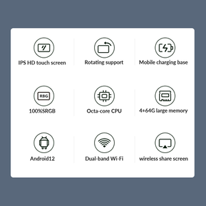 Pantalla táctil giratoria móvil portátil de 21,5 "27" 32 "para uso doméstico, quiosco de espera, pantalla inteligente para juegos familiares, canto de Fitness - Product Image 4