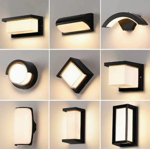 waterproof aluminum Outdoor wall LED lamp suitable for courtyards entrances <b>corridors</b> hotels villas gardens terraces - Product Image 3