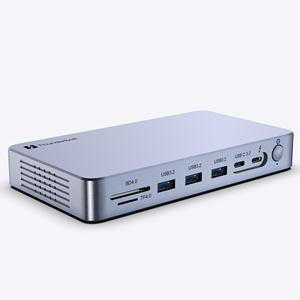 15 Ba hiển thị <span class=keywords><strong>Thunderbolt</strong></span> 5 Docking Station với SSD bao vây <span class=keywords><strong>3</strong></span> <span class=keywords><strong>Thunderbolt</strong></span> 5 cổng USB-A 2.5GB Ethernet 8K hiển thị 140W PD - Product Image 1
