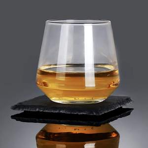 Juego de Posavasos Cuadrados de Pizarra Ecológicos Personalizados 2021, Modernos, Sostenibles, de 10 cm, para Bodas/Fiestas, con Grabado Láser - Product Image 2