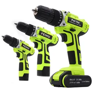 China Supplier Powerful 21V Cordless for Electrical Drill Power Hand Impact Drill Driver Drilling Machine