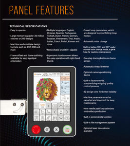 Máquina de Bordar Computarizada <span class=keywords><strong>RICOMA</strong></span> de Una Cabeza con 20 Agujas MT 2001 de Alta Precisión Multifuncional Directo de Fábrica - Product Image 4