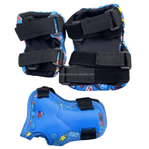 للبيع بالجملة واقي لوح تزلج جديد عالي الجودة 6-واقي لمعصم الكوع للركبة-للتزلج في الربيع - Product Image 1