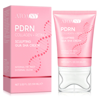 Crème ATOANY PDRN Collagène Rétinol Gua Sha Anti-âge pour le visage et le cou, raffermissante et hydratante avec Niacinamide et Peptides pour sculpter et lifter