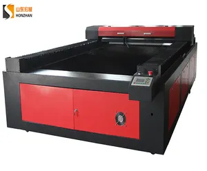 Honzhan honeycomb worktable máquina de corte a laser use130watt CO2 laser tubo com cw5000 refrigerador de água