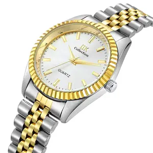브랜드 합금 도매 OEM 주문 로고 고품질 방수 쿼츠 스테인레스 스틸 스트랩 손목 시계 럭셔리 남성 시계