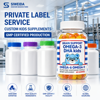 Gummies Omega-3 DHA pour le soutien cérébral des enfants avec Omega 6 & 9 - Mémoire et développement cognitif