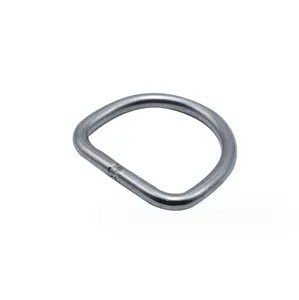 Wholesale new products hardware stainless steel semi-circular D-ring metal D-ring D-ring hook