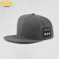 Cappello Musicale Personalizzabile YX2-B per Sport all'Aperto con BT5.0 Integrato, Luci LED RGB, Impermeabile IPX4, Supporta Funzioni Vivavoce per Feste