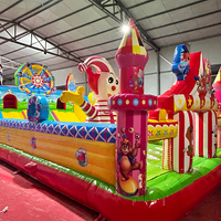 Équipement de divertissement Videur gonflable en PVC commercial Combo Cartoon Jumping Kids Bouncer gonflable