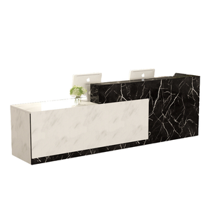 Mostrador de Recepción Moderno de Estilo Panel de Madera Convertible para Hotel, Hospital, Edificio de Oficinas e Instalaciones de Ocio - Uso Comercial - Product Image 1