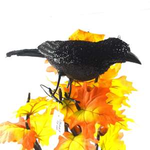 Chất lượng cao Nhân Tạo Màu Đen lông quạ cho Halloween Đảng trang trí - Product Image 6