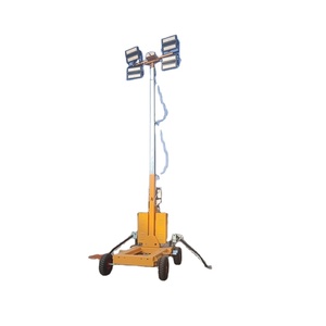 5m Diesel DC White Hand Push & Lift Mobile Light Tower with IP66 440000 Lumens Outdoor Construction Use - Product Image 1