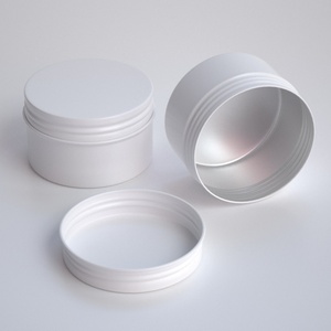 Envase de Lata Cilíndrico de 180 ml para Cosméticos, Tarro Cosmético de Aluminio de 180 g con Tapa Metálica para Bálsamo Labial, Aceites Esenciales, Lociones y Lápiz Labial - Product Image 3