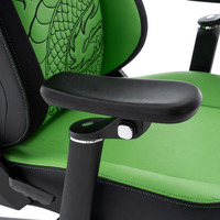 Fauteuil de gaming moderne color block à motif imprimé, avec accents chromés, siège baquet, rembourrage épais et coussin large, pour la maison et le studio