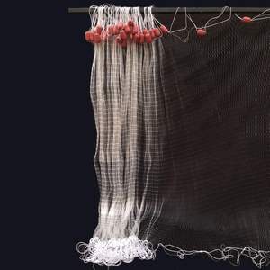 Filet de pêche fait à la main à 3 couches avec <span class=keywords><strong>mousse</strong></span> PVC 25M PA Line & Sinkers-Nylon 3 couches Seine Trammel Net Float Wrapped Rope 25M PA - Product Image 3