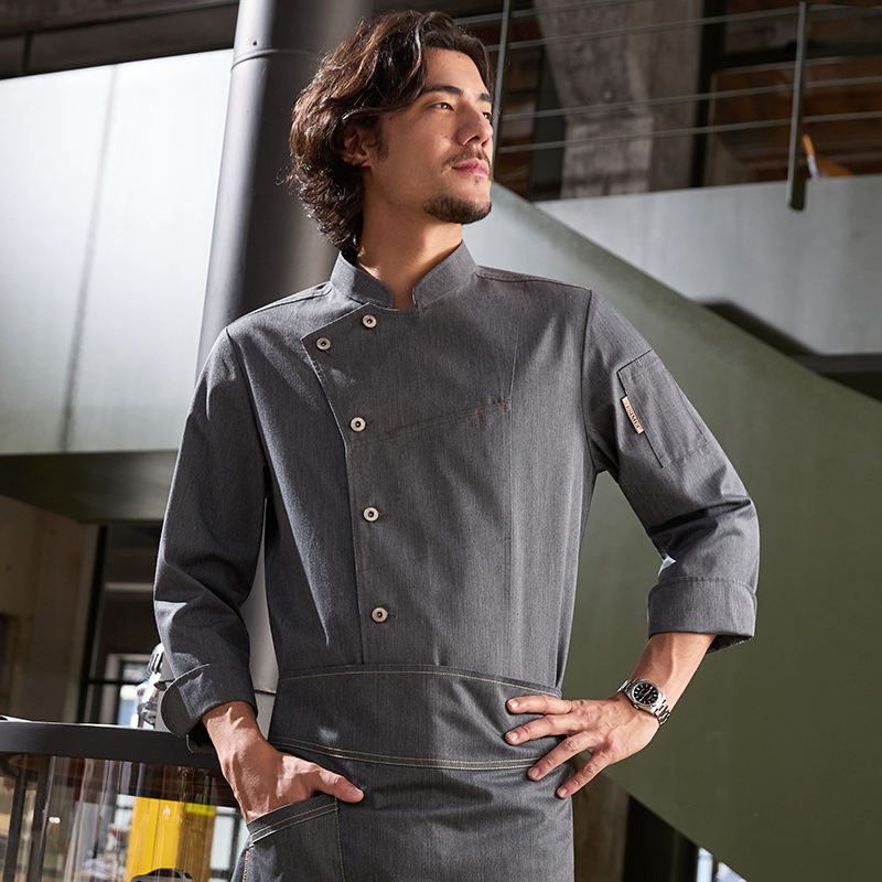 Gray top with long sleeves