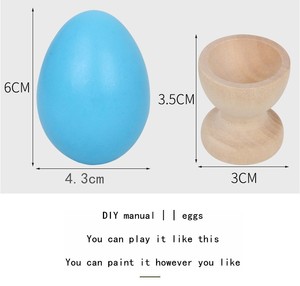 Яйцо дерево незаконченное, поделки из дерева, пасхальные яйца, игрушки для пасхальных яиц, охота, украшение для вечеринки - Product Image 6