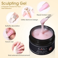Échantillon Caili Personnalisé pour Salon, Kit de Gel Dur Fortifiant et Rapide pour Construction d'Extensions d'Ongles