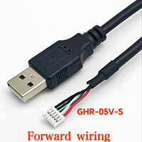 Konektor Usb 2.0 ke Kabel Kamera JST-GHR-05V-S, Layar Sentuh, Kabel Khusus Layar Iklan, Kabel Terpilin Berpelindung.
