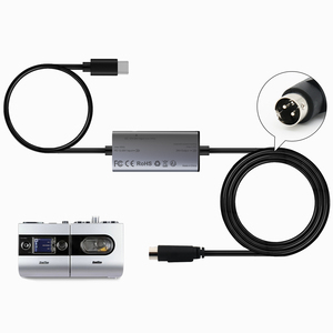 Cable <span class=keywords><strong>de</strong></span> Alimentación <span class=keywords><strong>ResMed</strong></span> S9 CPAP, Adaptador <span class=keywords><strong>de</strong></span> Corriente USB-C PD a CC, 12V-24V, Fuente <span class=keywords><strong>de</strong></span> Alimentación Portátil para Máquina <span class=keywords><strong>de</strong></span> <span class=keywords><strong>Apnea</strong></span> del Sueño - Product Image 6