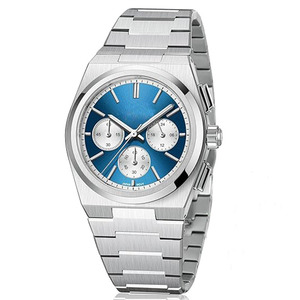 Montres chronographes multifonctions à quartz de 40 mm avec date, mouvement japonais VK63, étanches à 100 m, lumineuses, pour hommes - Product Image 3
