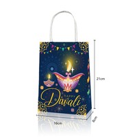Tas Hadiah Pesta Diwali MorSun Festival of Lights dengan Permen untuk Pesta Diwali dan Perayaan India