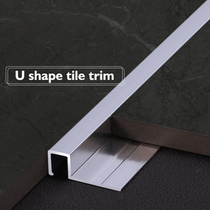 Embellecedor de azulejo de aluminio personalizado, forma de L, borde cuadrado, decoración interior, perfiles de <span class=keywords><strong>esquina</strong></span> de Metal, accesorios de <span class=keywords><strong>azulejos</strong></span> - Product Image 4