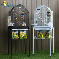 Petite cage à oiseaux pour perruches, perroquets, agapornis, perruchons, pinsons, canaris, cage en métal pour perroquets pour la maison, cages de reproduction pour perruches