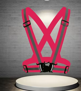 Usine chinoise Logo personnalisable ceinture élastique réfléchissante avec logo pour courir des vêtements de sécurité de soutien personnalisés - Product Image 3