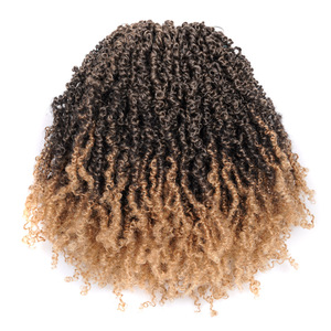 Yanky Twist Crochet Hair, Fluffy Spring Mini Twist Passion Twist Crochet Trenzado de cabello - Product Image 6