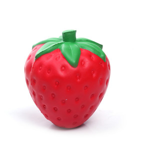 Pelota Antiestrés de Espuma de PU con Forma de Tomate Personalizada de Alta Calidad, Pelota Antiestrés de PU Roja con Forma de Tomate - Product Image 5