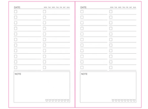 Cover morbida personalizzabile in ecopelle A6 per fare lista Journal Planner senza 365 giorni di piccole dimensioni con rilegatura per cucire - Product Image 3
