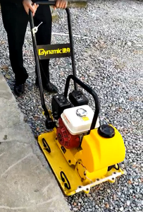 Compattatore a sabbia da 80kg compattatore a piastra reversibile per compattatore a terra vibrante con motore a benzina - Product Image 4