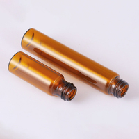 Vente de flacons d'huiles essentielles en verre ambré personnalisés, petits flacons pour huiles essentielles de 1 ml, 2 ml, 3 ml, 5 ml, 10 ml