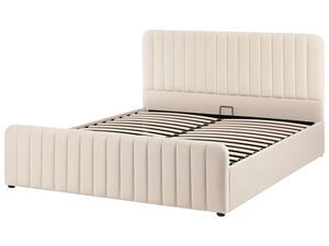 <span class=keywords><strong>Lit</strong></span> ottoman <span class=keywords><strong>blanc</strong></span> Teddy Boucle LUNAN 160 X 200 cm - Product Image 6