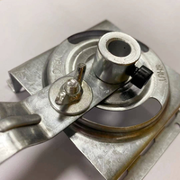 Poignée de registre à cardan pour conduit de ventilation CVC en acier galvanisé pour le contrôle du volume d'air