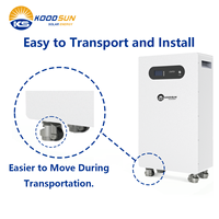 خزانة طاقة شمسية عالية الطاقة بقدرة 16 كيلو وات/ساعة بجهد 48 فولت ونظام تخزين طاقة بطارية منزلية