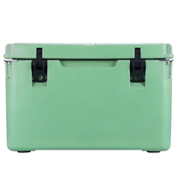 Glacière rotomoulée isotherme robuste 35QT moderne avec logo personnalisé, en LLDPE, étanche, portable, multifonction, maintien de la glace pendant 5 à 10 jours