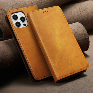 Custodia in pelle con chiusura magnetica e portafoglio <span class=keywords><strong>per</strong></span> <span class=keywords><strong>iPhone</strong></span> 17 Air 16 Pro Max 15 16e con protezione NFC - Product Image 1