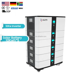 混合逆变器和太阳能电池10Kwh 20Kwh模块化堆叠电池LiFePO4锂Akku太阳能发电站