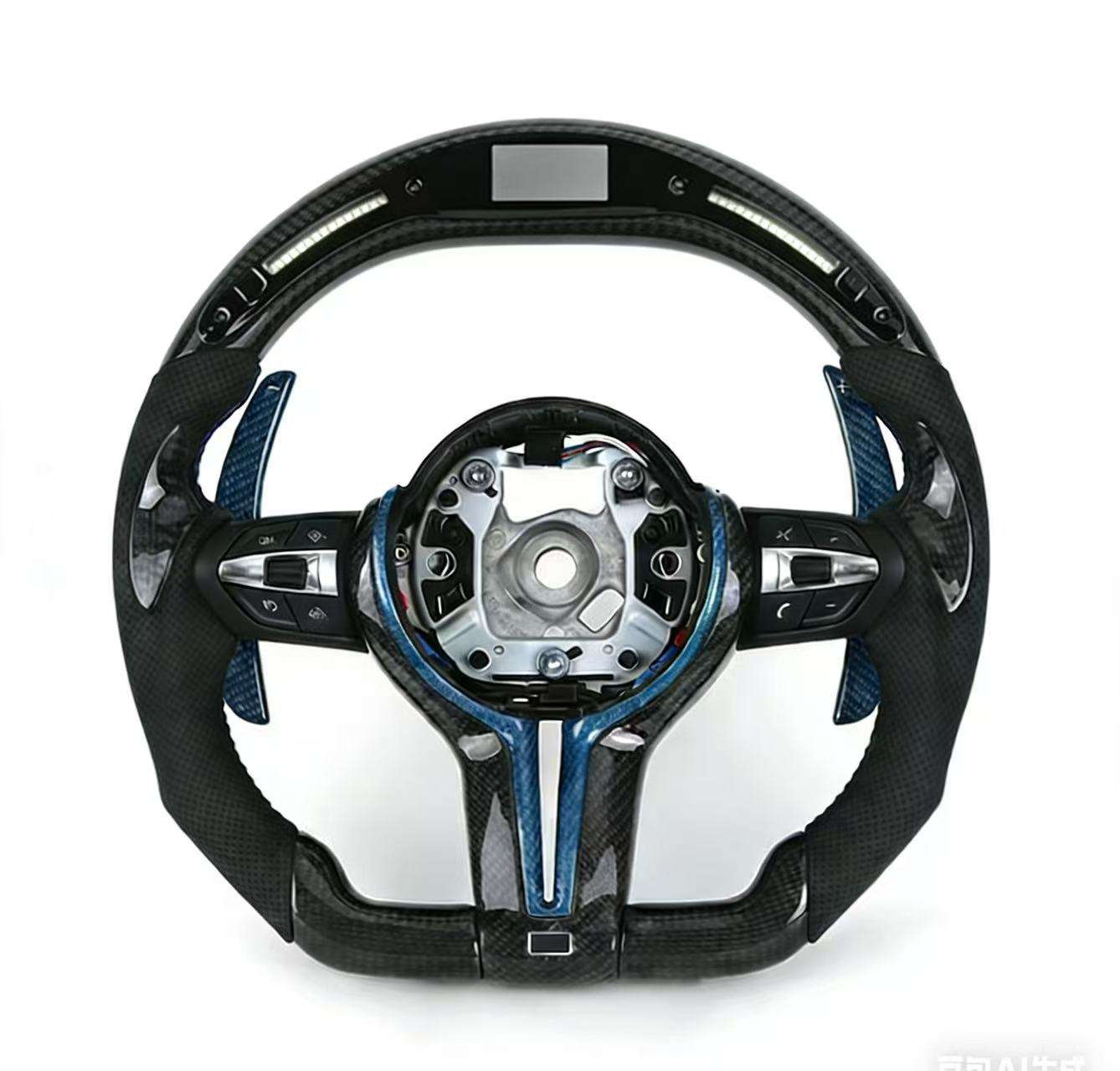 LED+sports+Blue carbon fiber++carbon fiber nail tips