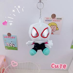 Venta al por mayor, más vendidos, transfronterizos: Juguetes de peluche de 12 cm de Spider-Hero de <span class=keywords><strong>Marvel</strong></span>, llaveros de dibujos animados, dijes de anime para mochilas y muñecos para máquinas de garras - Product Image 5