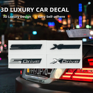 Autocollant de coffre arrière de voiture en PVC souple 3D de luxe réutilisable avec garantie d'un an pour X1-X7 - Product Image 2