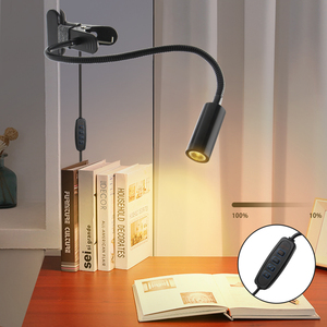 Nuovo arrivo lampada da tavolo da lettura a Clip che protegge gli occhi di illuminazione supplementare <span class=keywords><strong>mobili</strong></span> è uno stile moderno America - Product Image 3