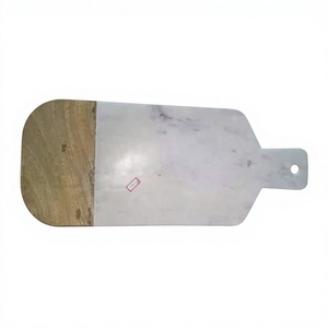 2025 Most Popular Marble and Acacia Wood Cheese Board Customized Rectangle Chopping Blocks Quality Wholesale Nature Style Boards - Product Image 1