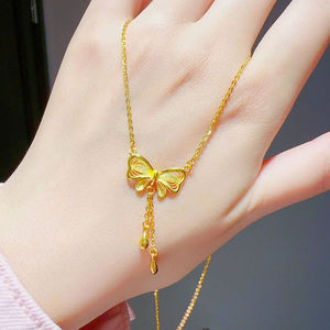 Nuevo Collar de Cadena para Clavícula 2025: Diseño Sencillo y Exquisito con Lazo de Filigrana, Estilo Versátil y Atrevido - Product Image 4