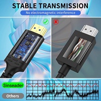 Consoles de jeu HDTV pour cinéma à domicile Appareils de streaming 48Gbps 8K & 4K Cordon ultra haute vitesse Câble HDMI 2.1