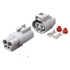 ปลั๊กอัตโนมัติ 2 พิน ชุดสายไฟอิเล็กทรอนิกส์ พัดลม ซ็อกเก็ตกันน้ำ 176146-6 ขั้วต่อสายไฟรถยนต์ - Product Image 3