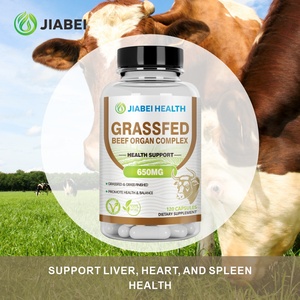 Capsule di Insaccati di Manzo Alimentato a Erba per Adulti Personalizzate in Fabbrica, Supporto per la Salute di Cuore e Cervello, Benefici Digestivi, OEM/ODM Privato - Product Image 3